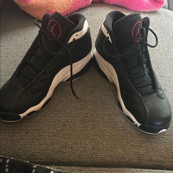 Jordan Black and White Sneakers - Picture 1 of 4